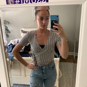 Urban outfitters wrap shirt